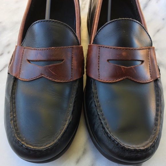 sperry black loafers